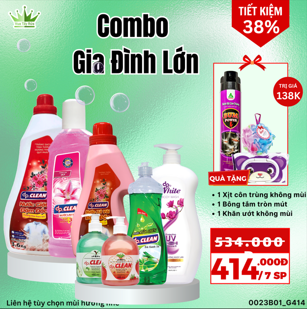 COMBO MIX GIA ĐÌNH M7T3 (414K)