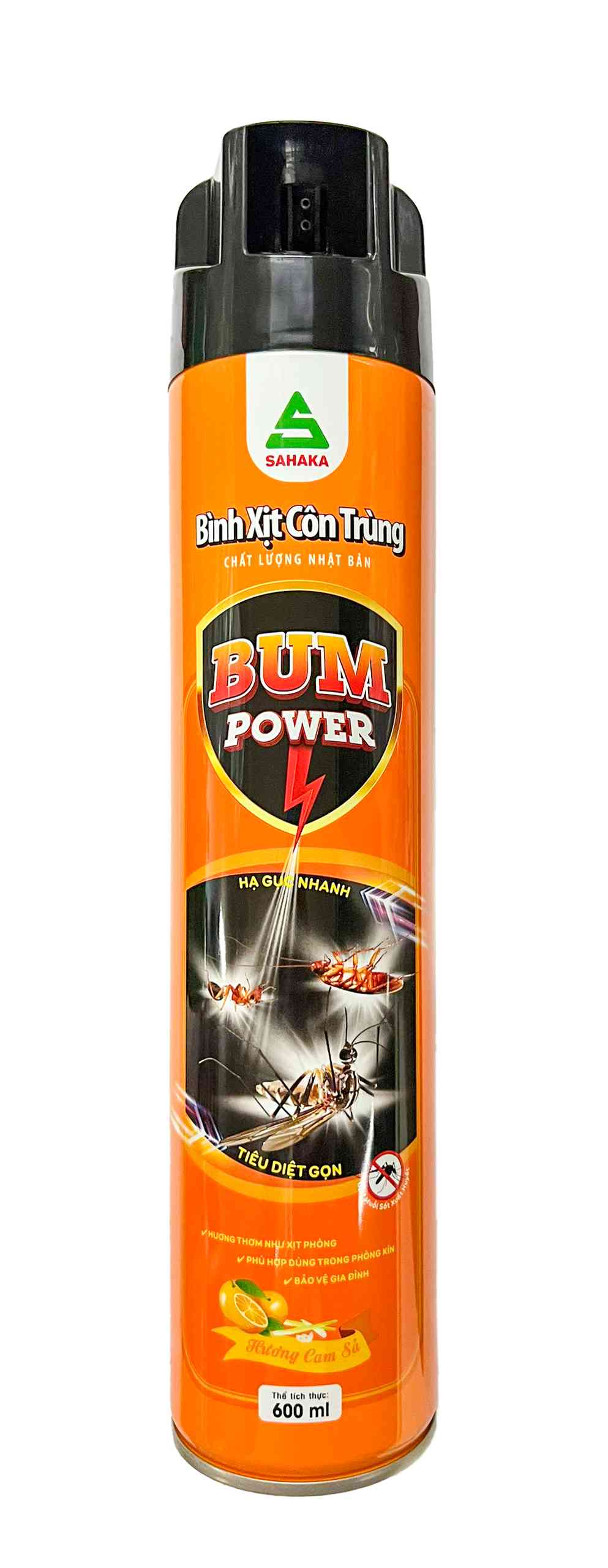 Xịt côn trùng BUM POWER - Cam Sả