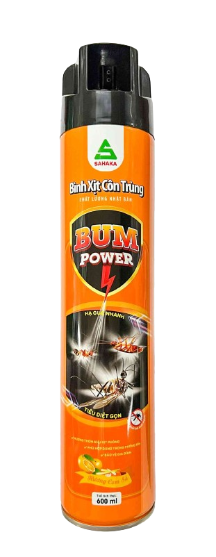 Xịt côn trùng BUM POWER - Không mùi