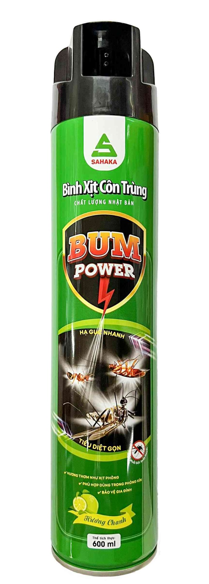 Xịt côn trùng BUM POWER - Cam Sả