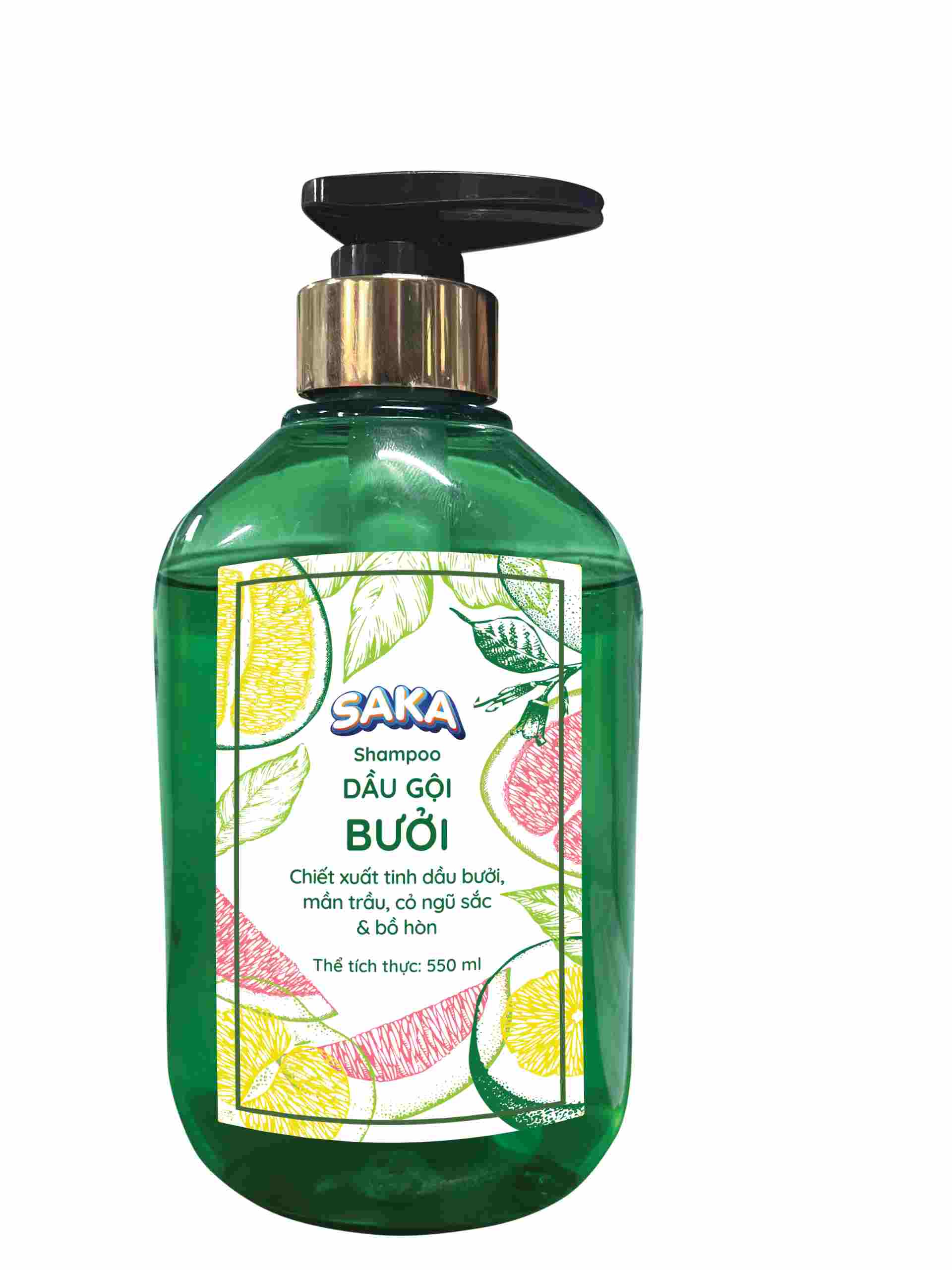 Dầu gội SAKA 550ml - Dược thảo