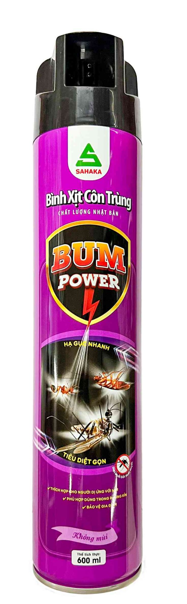 Xịt côn trùng BUM POWER - Cam Sả