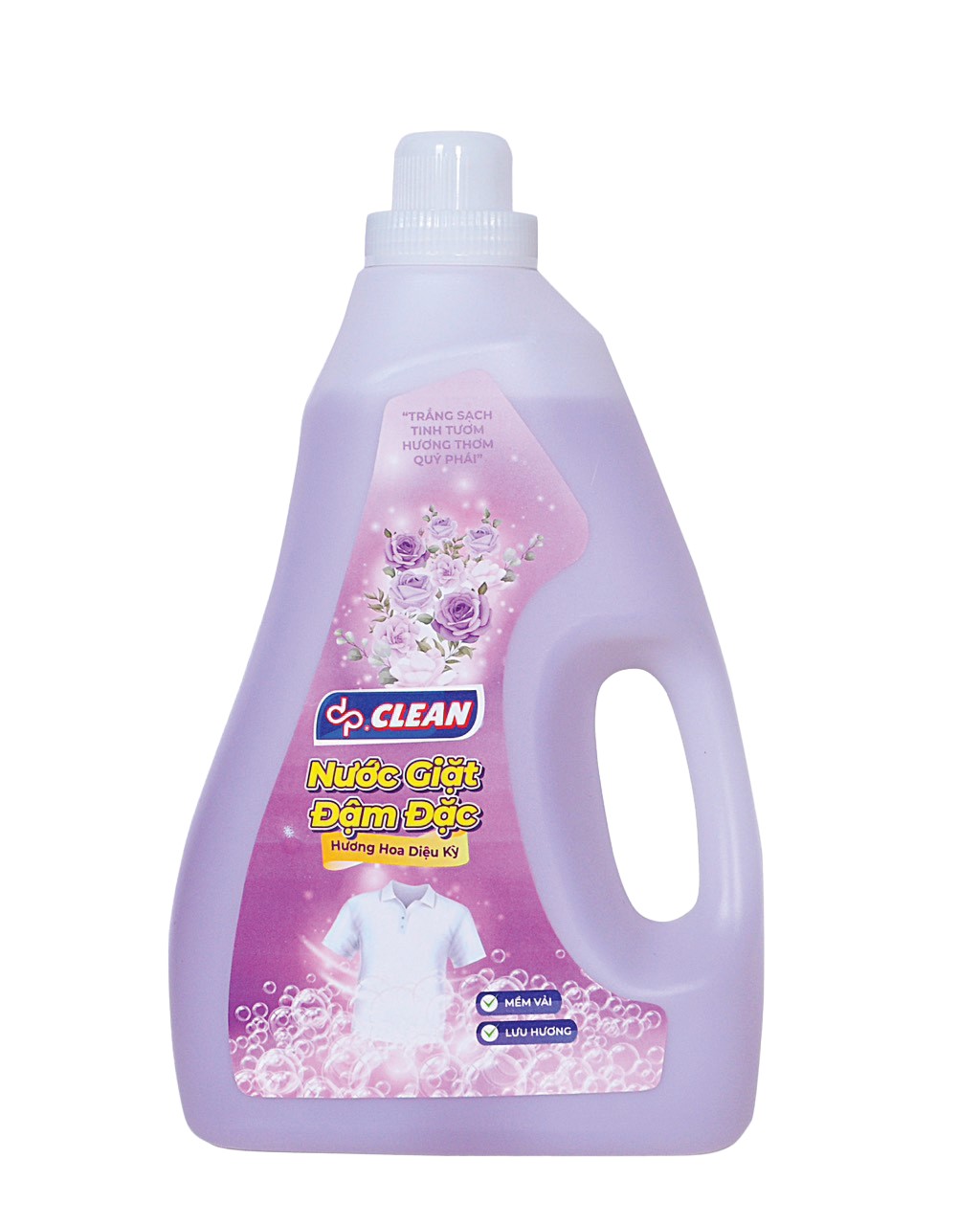 Nước giặt đậm đặc dpCLEAN 1.8kg - Hương Phấn Dịu Nhẹ