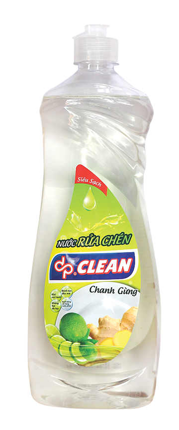 Nước rửa chén dpCLEAN 3,8L - Chanh gừng