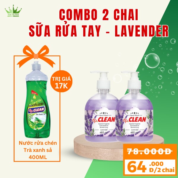 Sữa rửa tay dpCLEAN 480ml - Dâu