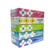 Giấy ăn Nepia hình hoa 150 tờ -hộp lẻ