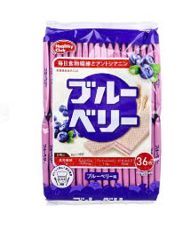 Bánh xốp Hamada Healthy Club bổ sung canxi vị việt quất 255,6g