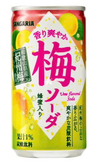 Soda mơ Sangaria 190g