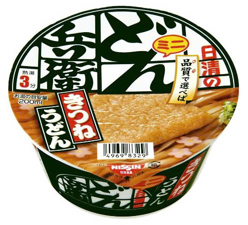 Mì udon mini Nisshin đậu hủ kitsune