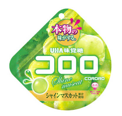 Kẹo Dẻo UHA Kororo Vị Nho Xanh Muscat 48g
