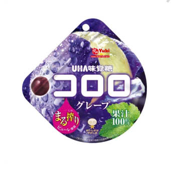 Kẹo Dẻo UHA Kororo Vị Nho tím 48g