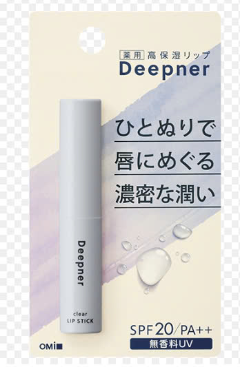 Son dưỡng ẩm môi Menturm Omi Deepner bổ sung Vitamin E, P SPF20 PA++ thỏi 2.3g