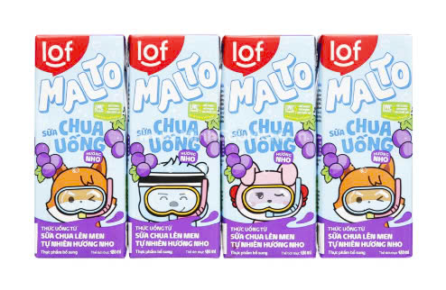 SỮA CHUA UỐNG MALTO NHO 180ML