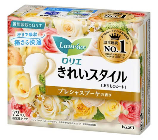 BVS hàng ngày Laurier hương trái cây 72 miếng