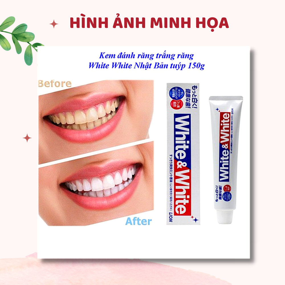 Kem đánh răng Nhật bản White White làm trắng răng thơm miệng 150gr