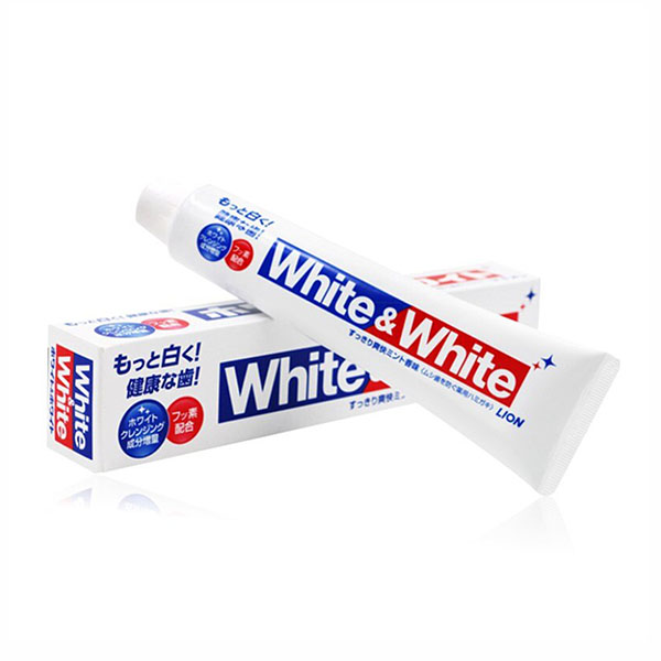 Kem đánh răng Nhật bản White White làm trắng răng thơm miệng 150gr