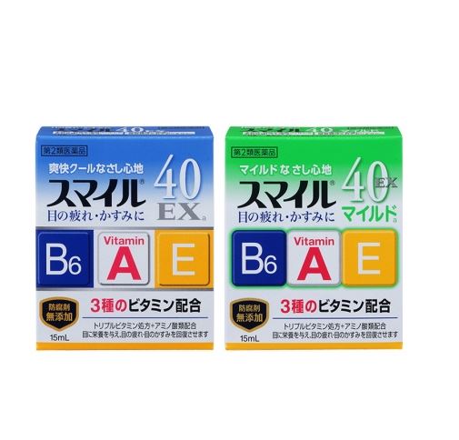 Nước nhỏ mắt Nhật Bản Lion Ex Mild 40 giảm các tình trạng mỏi mắt, bổ sung vitamin 15ml