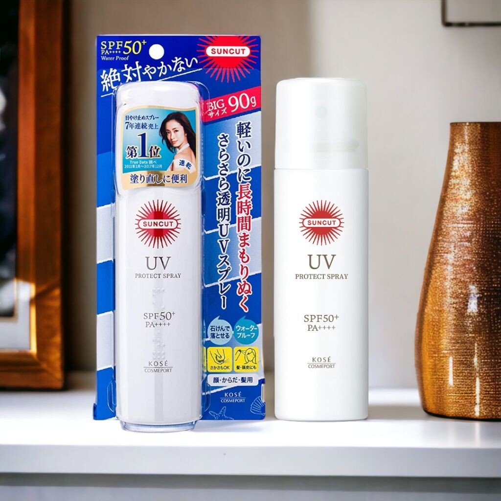 Xịt Chống Nắng Bảo Vệ Da Kosé Cosmeport Suncut UV Protect Spray 60g_Nội Địa Nhật