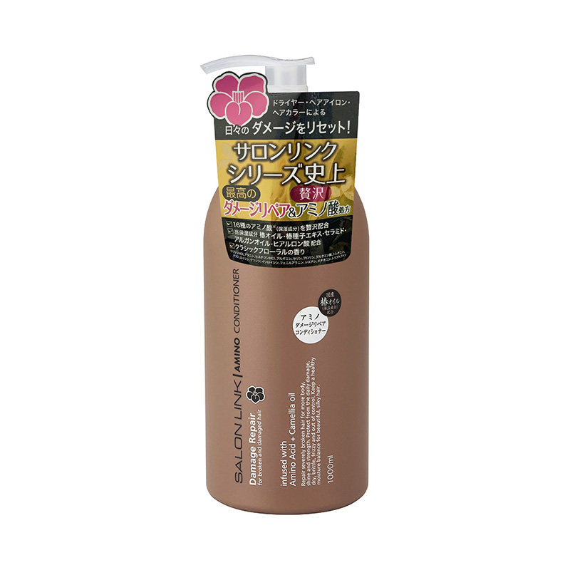 Dầu Xả Hoa Trà Phục Hồi Tóc Hư Tổn Salon Link (1000Ml)_Nội Địa Nhật