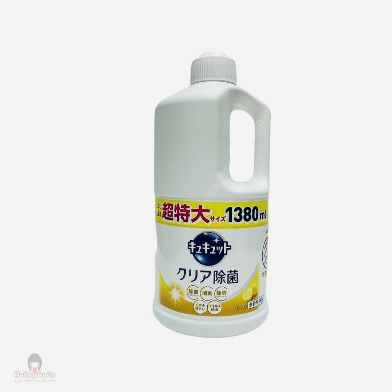 Nước rửa chén Kao 1380ml -Hương Chanh