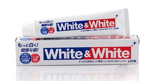 Kem đánh răng Nhật bản White White làm trắng răng thơm miệng 150gr