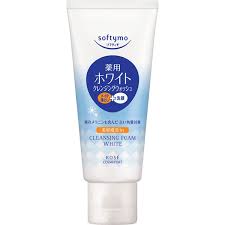 Sữa Rửa Mặt & Tẩy Trang Tạo Bọt Dưỡng Trắng Da Softymo Tuýp 60G