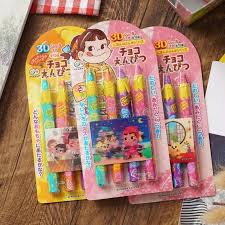 Kẹo Kẹo Chocolate bút chì  3D Fujiya - Hồng 27G 