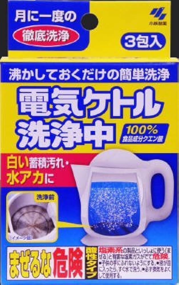 Bộ làm sạch ấm đun nước điện  Kobayashi, 3 gói x 24 miếng