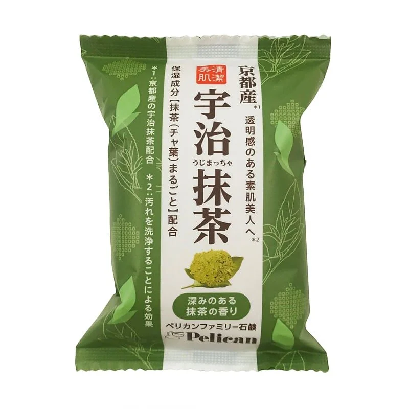 Xà Phòng Tắm Chiết Xuất Trà Xanh Pelican Nội Địa Nhật 80g