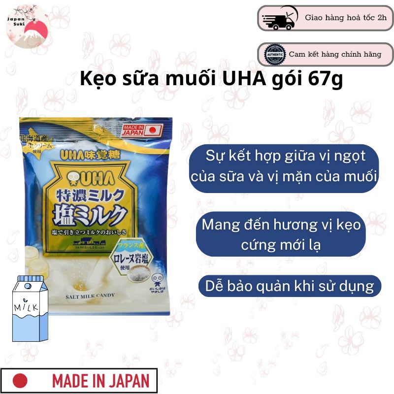 Kẹo sữa muối UHA