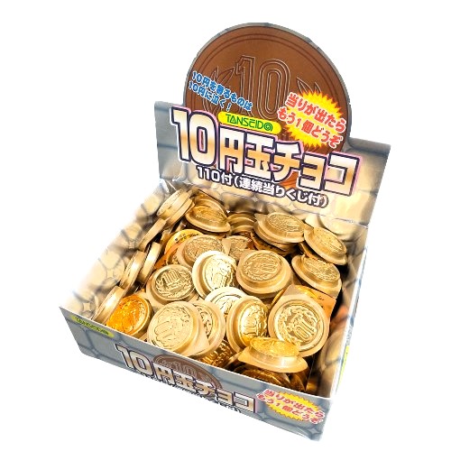 CHOCOLATE HÌNH ĐỒNG XU 10 YÊN TANSEIDO (100v) combo 3v