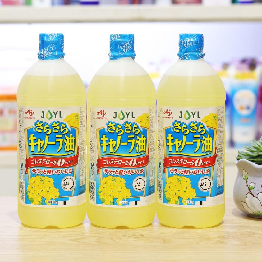 Dầu ăn Hoa Cải Ajinomoto Nhật Bản Nguyên Chất (1000G)_Nội Địa Nhật