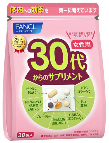Viên uống bổ sung Vitamin tổng hợp cho Nữ từ 30 tuổi FANCL