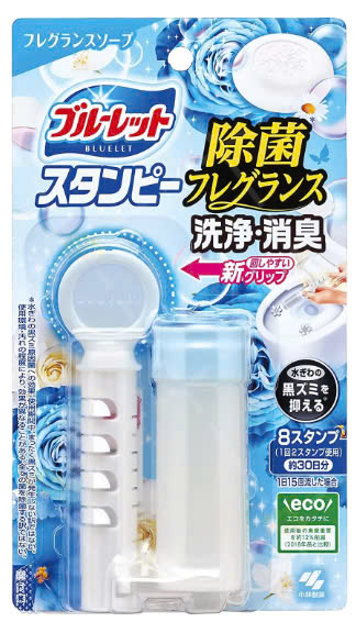 Gel khử mùi bồn cầu Kobayashi 28g Hương Bạc xà bông- trắng