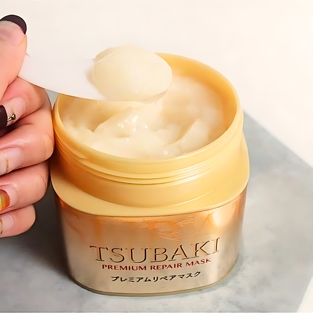 Mặt Nạ Tóc Tsubaki Cao Cấp Phục Hồi Hư Tổn 180g Premium EX Repair Mask_Nội Địa Nhật