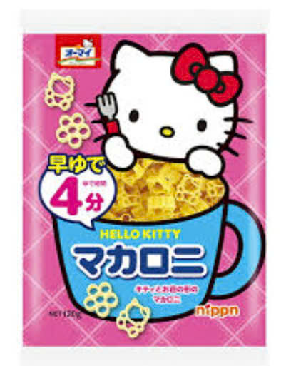 Mì nui hình hoa và mèo Hello Kitty Nhật Bản 120g
