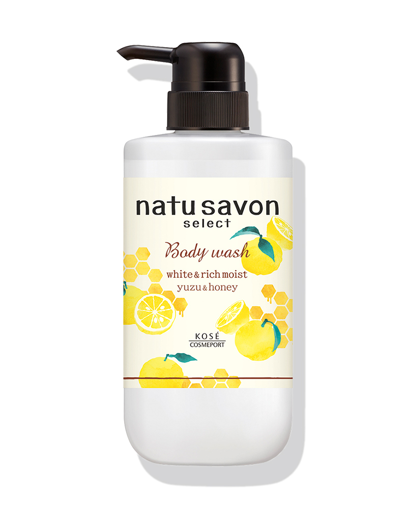 Sữa Tắm Tạo Bọt Dưỡng Trắng Và Làm Mềm Mịn Da Softymo Natu Savon Kosé Hương Cam Yuzu Và Mật Ong