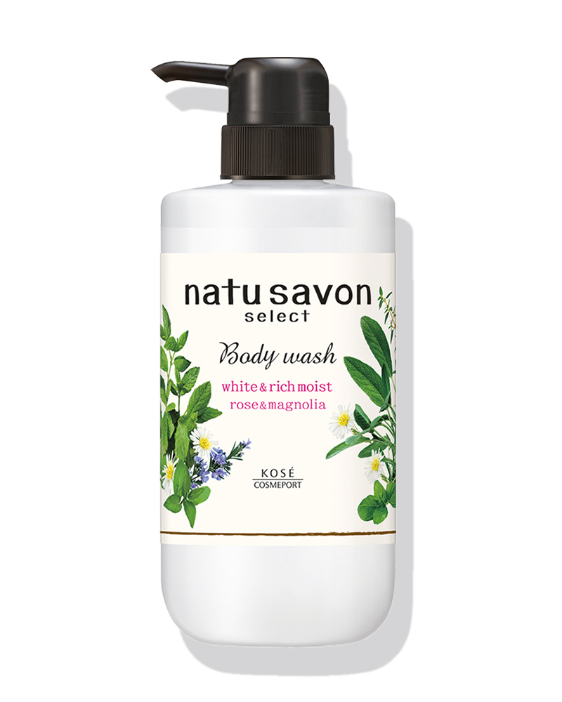 Sữa Tắm Tạo Bọt Dưỡng Trắng Và Làm Mềm Mịn Da Sotymo Natu Savon Kosé Hương Hoa Hồng Và Hoa Mộc Lan