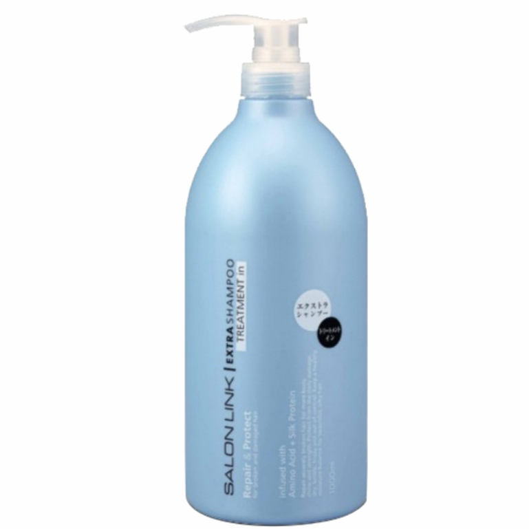 Dầu Gội Đầu Phục Hồi Tóc Salon Link Extra Treatment In Shampoo Dành Cho Tóc Uốn Nhuộm (Chai 1000ml)_nội địa Nhật