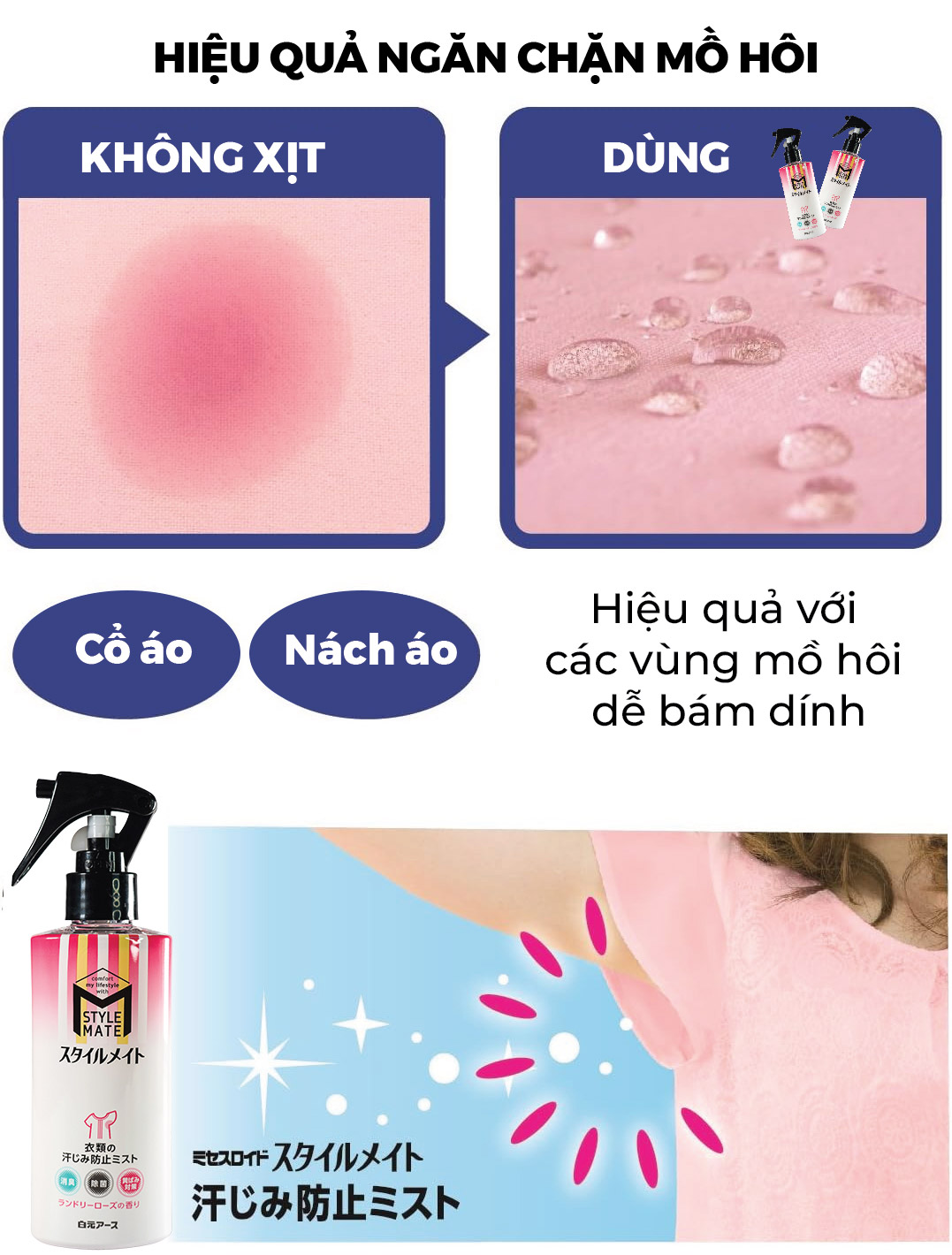 XỊT CHỐNG THẤM MỒ HÔI, NGĂN Ố VÀNG NÁCH ÁO HAKUGEN EARTH 145ml