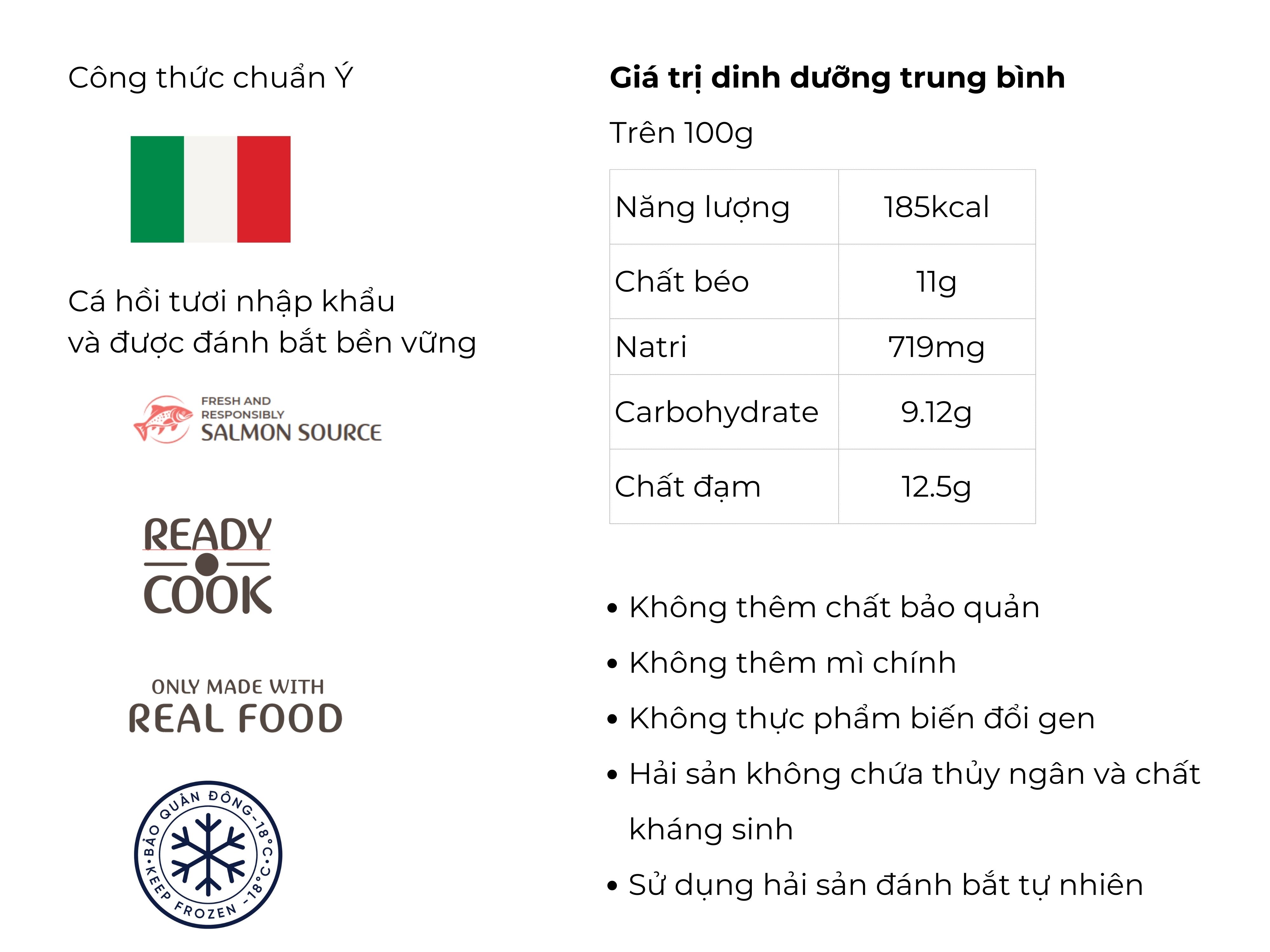 Inmin - Cá hồi sốt Cam mật ong 200g