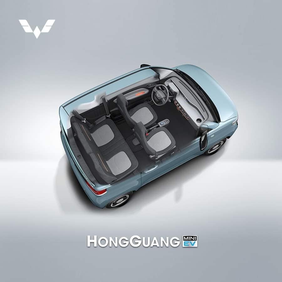 Xe điện Wuling Mini EV - LV1 ( Xanh Lưu Ly)