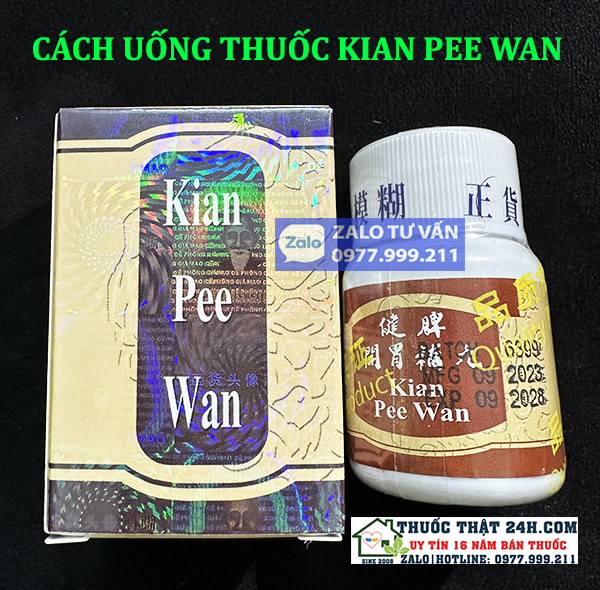 HƯỚNG DẪN CÁCH DÙNG THUỐC TĂNG CÂN KIAN PEE WAN MỚI 2024