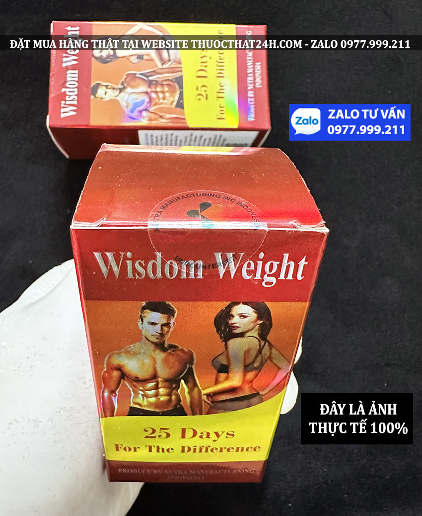 tem thuốc tăng cân wisdom weight, tem wisdom weight, tem thuốc tăng cân wisdom