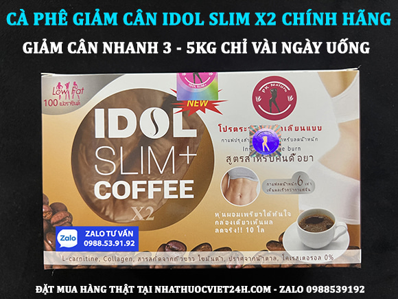 CÀ PHÊ GIẢM CÂN IDOL SLIM GÓI PHA - HÀNG CHÍNH HÃNG