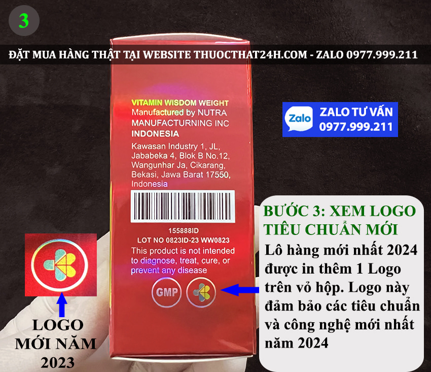 THUỐC TĂNG CÂN WISDOM WEIGHT NHẬP CHÍNH HÃNG INDONESIA - HÀNG MỚI NĂM 2024