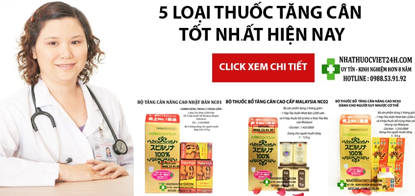 Thuốc tăng cân cho người gầy