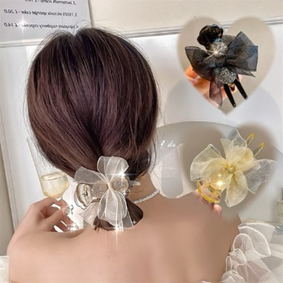 Kẹp Nơ Đính Đá Lấp Lánh Sang Trọng