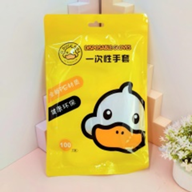 găng tay dùng 1 lần 100 chiếc hiệu vịt vàng nhỏ