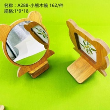 gương gỗ gấu